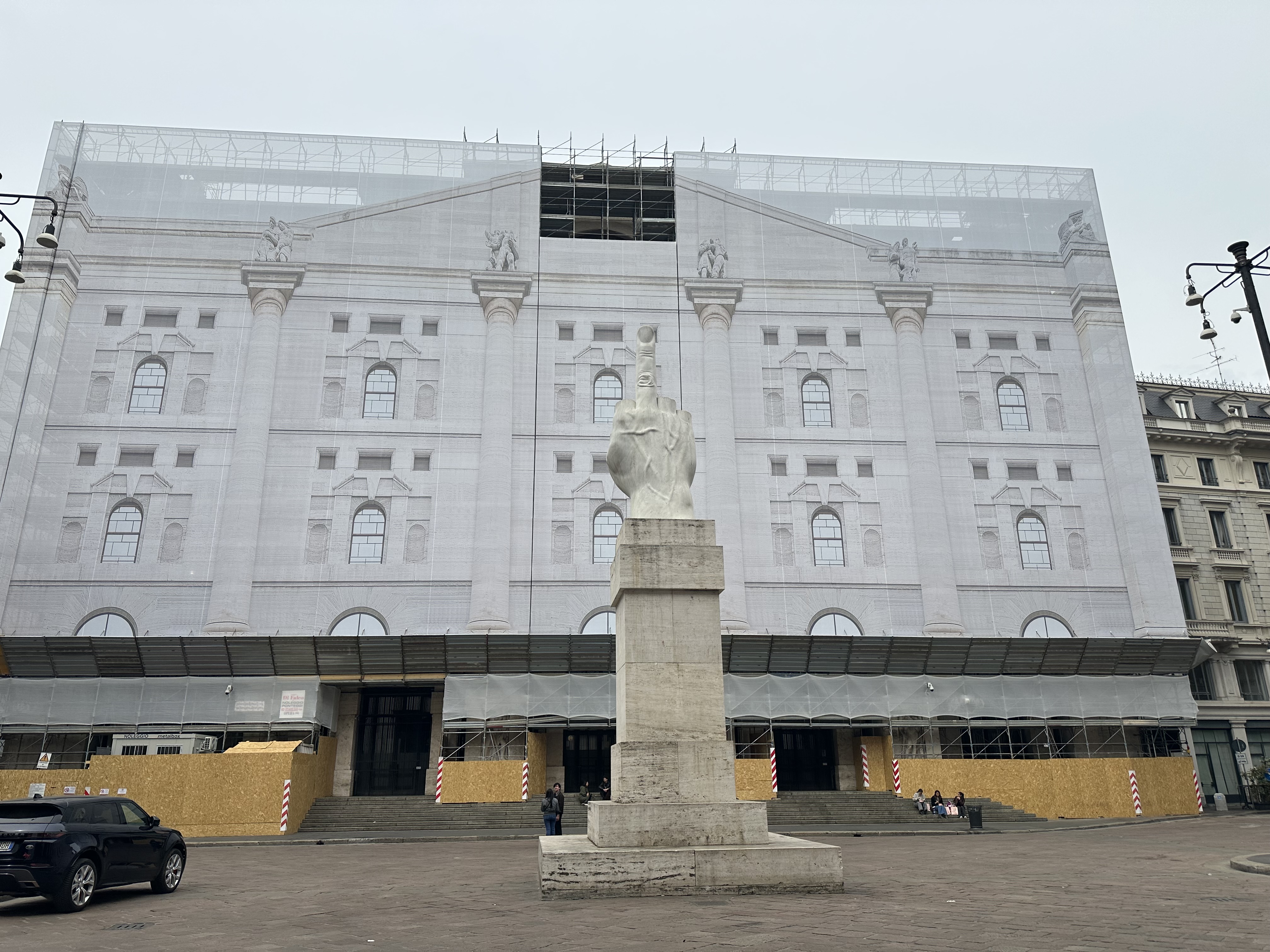 Vue générale de Du côté de Piazza degli Affari