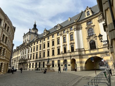 Du côté de l'Université de Wrocław à Wroclaw, Pologne